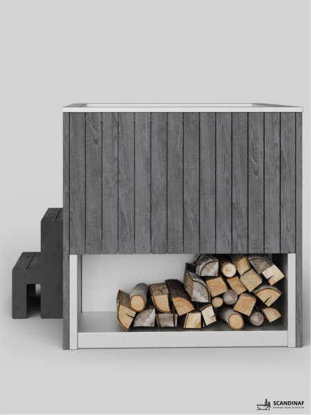 Ледяная купель Scandinaf Arctic 140G, 1-2 чел., AISI 304, серый