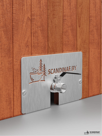 Ледяная купель Scandinaf Arctic 100RR, AISI 304, морёный дуб